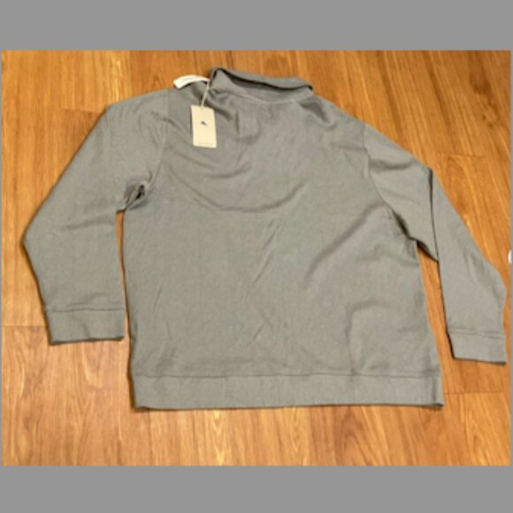 Tommy Bahama Deer Harbor Shawl Collar Pullover Men's Sweater Cave Grey Size XXL - Picture 8 of 8